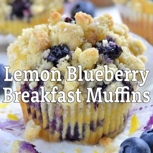 Lemon Blueberry Breakfast Muffins – Sun.Jan.24 @10am EST