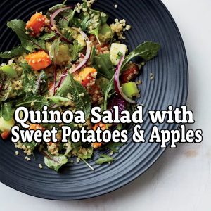 Quinoa Salad w Sweet Potatoes & Apples