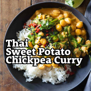 Thai Sweet Potato Chickpea Curry