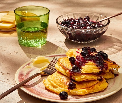 Lemon Ricotta Pancakes & French Toast Fruit Kebabs - Zoom Monday July 31, 2023 at 6:30 pm EDT
