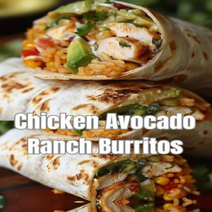 Chicken Avocado Ranch Burritos – Zoom Monday Aug 26 @ 6:30 PM