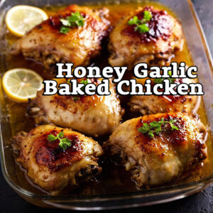 Honey Garlic Baked Chicken – Zoom Monday March 24, 2025 @ 6:30 PM