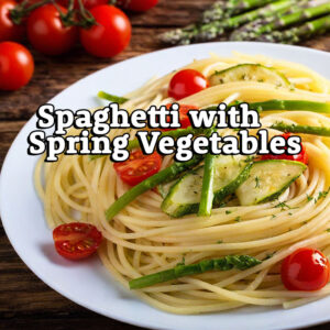 Spaghetti With Spring Vegetables - Zoom Monday April 21, 2025 @ 6:30 PM