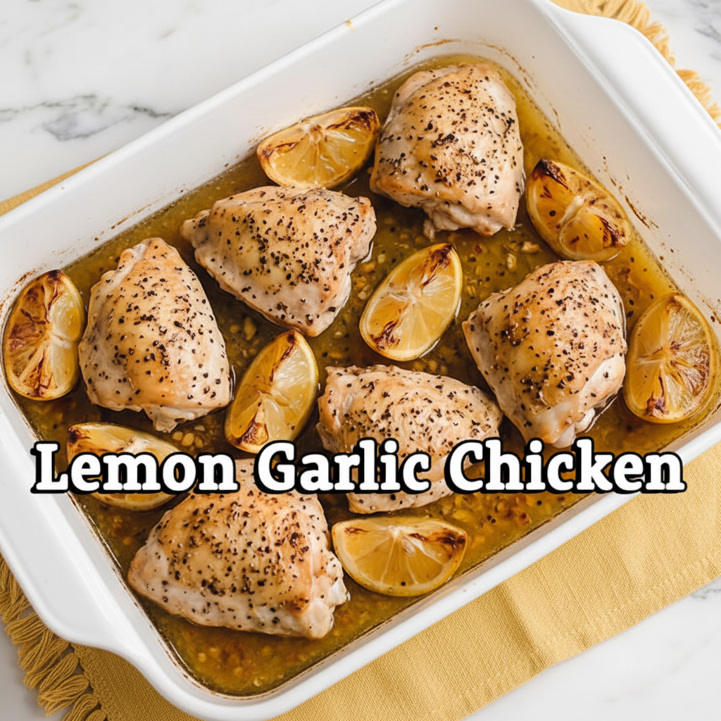 Lemon Garlic Chicken - Zoom Monday June 15, 2026 @ 6:30 PM