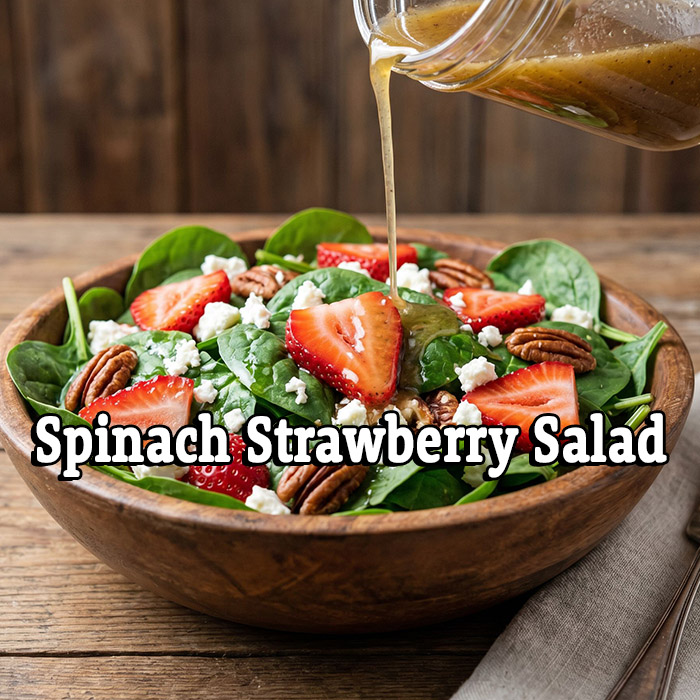 Spinach Strawberry Salad - Zoom Monday July 13, 2026 @ 6:30 PM